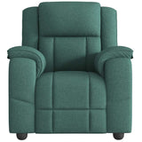 Fauteuil inclinable Vert foncé Tissu