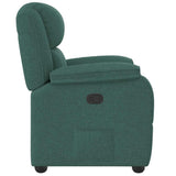 Fauteuil inclinable Vert foncé Tissu