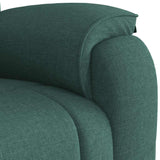 Fauteuil inclinable Vert foncé Tissu