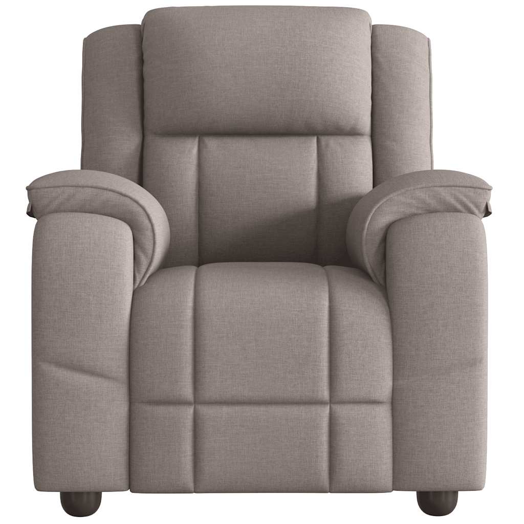 Fauteuil inclinable Taupe Tissu