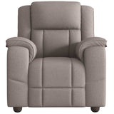 Fauteuil inclinable Taupe Tissu