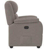 Fauteuil inclinable Taupe Tissu