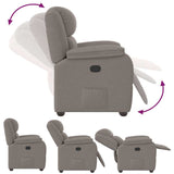 Fauteuil inclinable Taupe Tissu