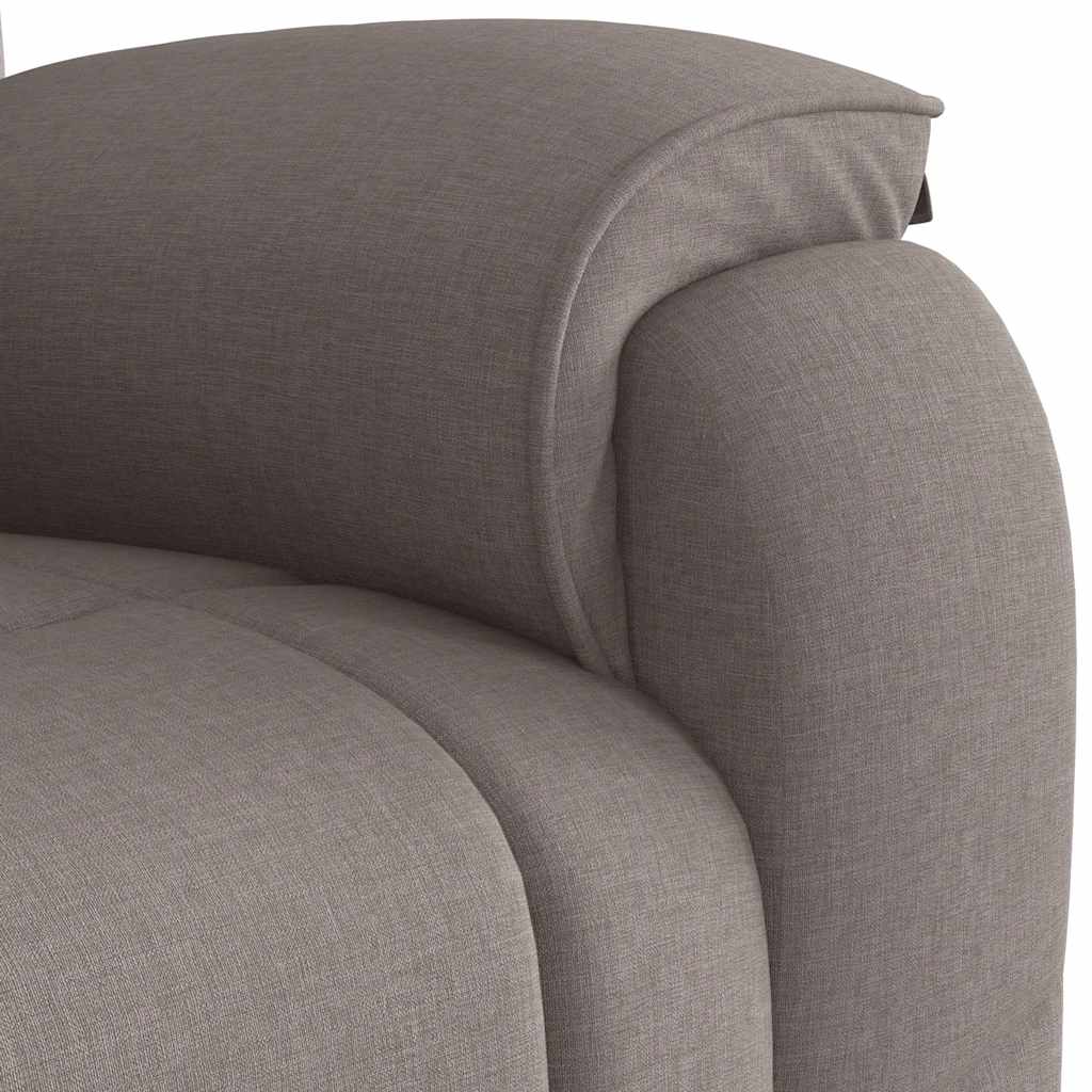 Fauteuil inclinable Taupe Tissu