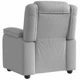 Fauteuil inclinable gris nuage tissu