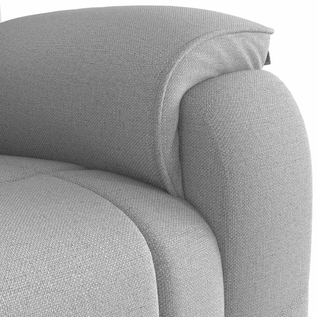 Fauteuil inclinable gris nuage tissu