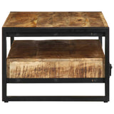 Table basse 90x50x36 cm bois de manguier massif brut