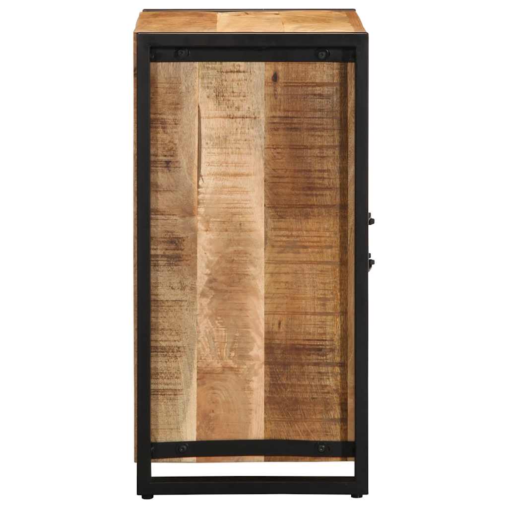 Buffet 55x35x70 cm bois de manguier brut massif