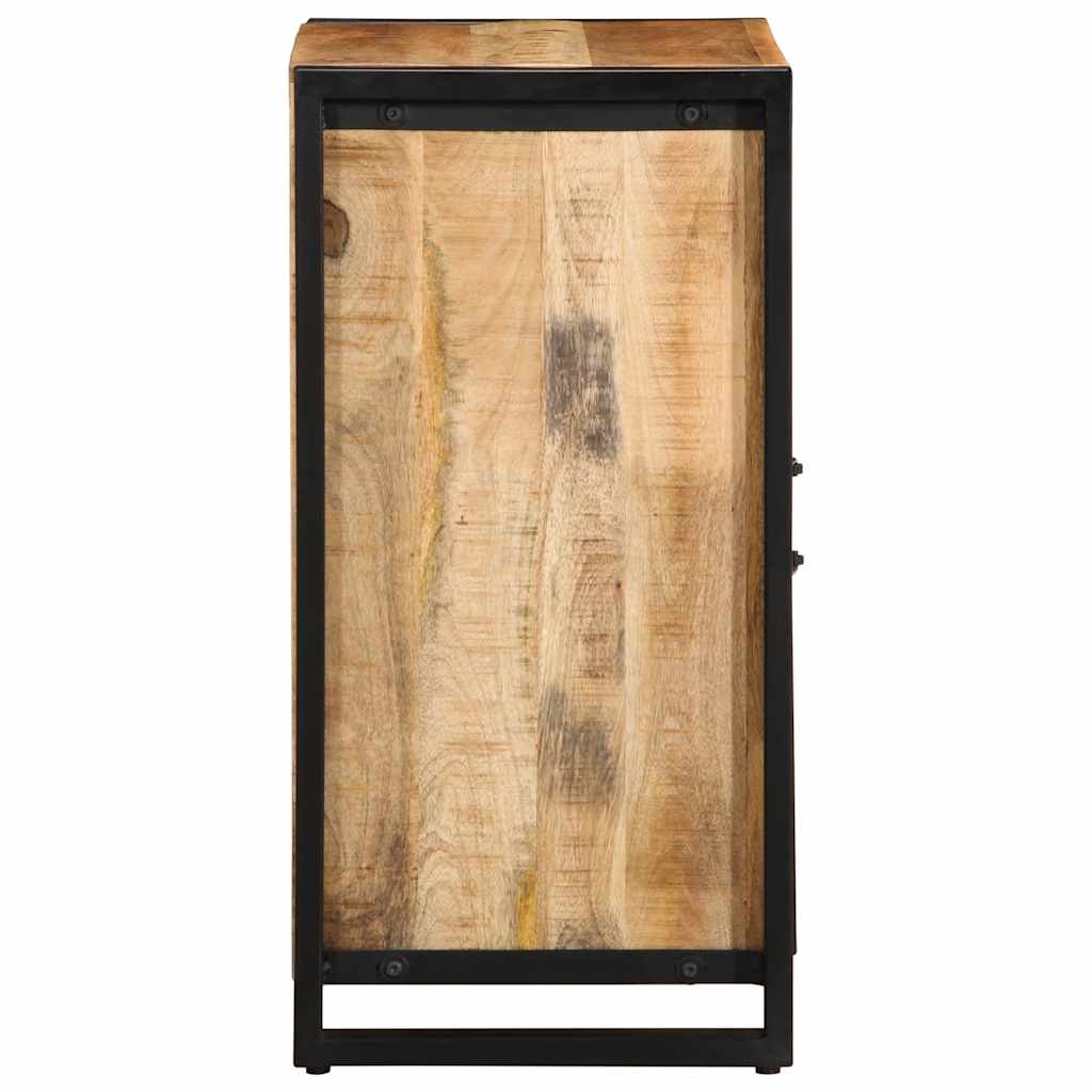 Buffet 55x35x70 cm bois de manguier brut massif