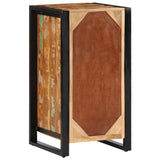 Armoire à tiroir multicolore 40x40x90 cm bois de récupération