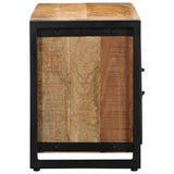 Meuble TV 100x30x40 cm bois massif de manguier brut