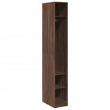 Wardrobe brown oak 30x50x200 cm engineered wood