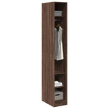 Wardrobe brown oak 30x50x200 cm engineered wood