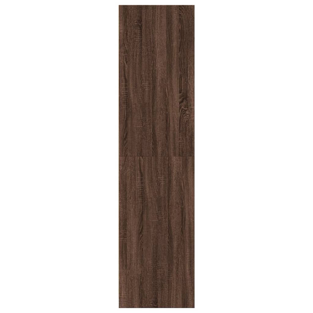 Wardrobe brown oak 30x50x200 cm engineered wood