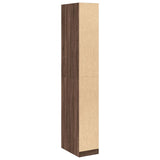 Wardrobe brown oak 30x50x200 cm engineered wood