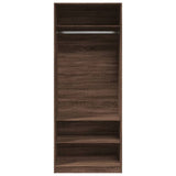 Garde-robe chêne marron 80x50x200 cm bois d'ingénierie