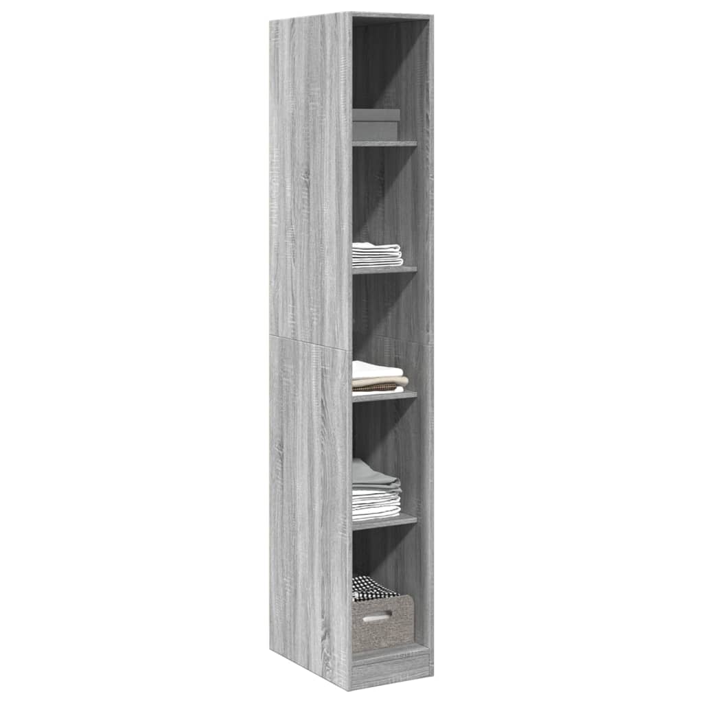 Garde-robe sonoma gris 30x50x200 cm bois d'ingénierie