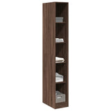 Wardrobe brown oak 30x50x200 cm engineered wood