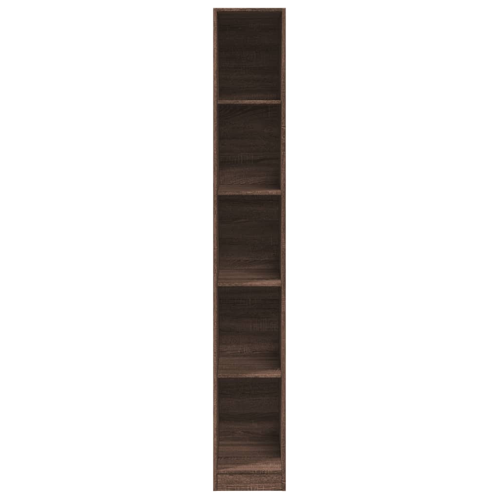 Wardrobe brown oak 30x50x200 cm engineered wood