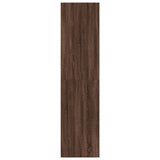 Wardrobe brown oak 30x50x200 cm engineered wood