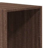 Wardrobe brown oak 30x50x200 cm engineered wood