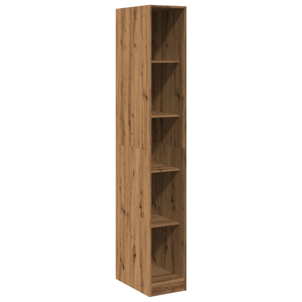 Wardrobe oak craft 30x50x200 cm engineered wood