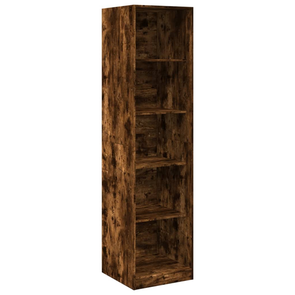 Kleiderschrank aus geräucherter Eiche, 50 x 50 x 200 cm, Holzwerkstoff