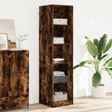 Wardrobe smoked oak 50x50x200 cm engineered wood