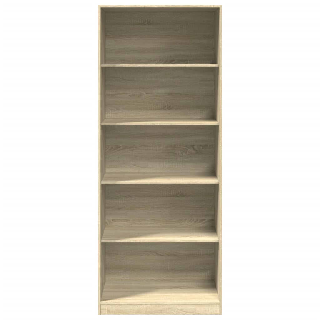 Kleiderschrank aus Sonoma-Eiche, 80 x 50 x 200 cm, Holzwerkstoff