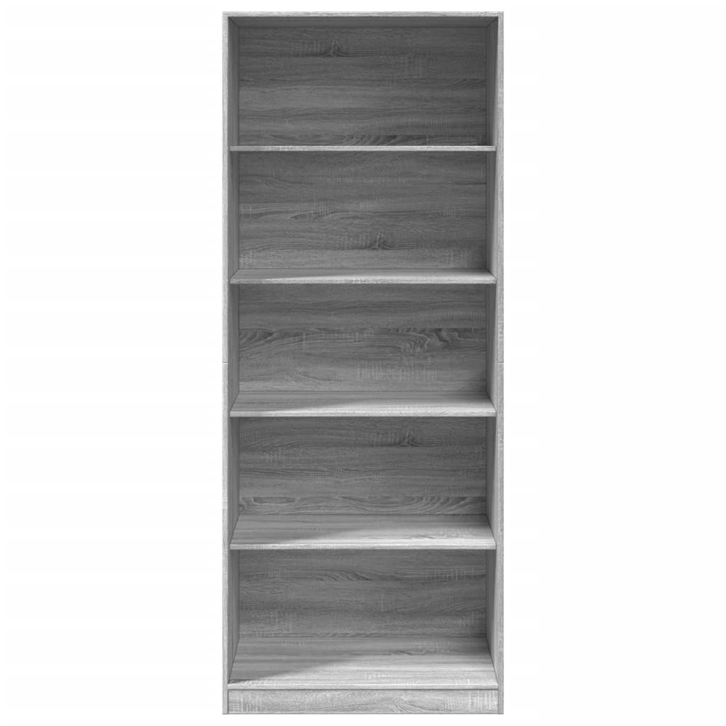 Garde-robe sonoma gris 80x50x200 cm bois d'ingénierie