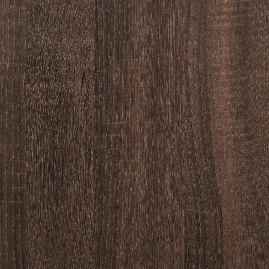 Wardrobe brown oak 80x50x200 cm engineered wood