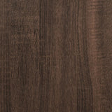 Wardrobe brown oak 80x50x200 cm engineered wood