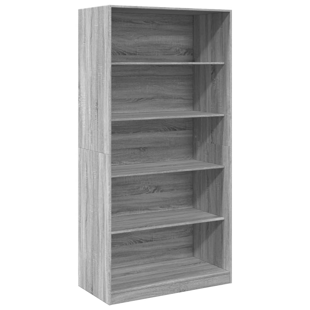 Garde-robe sonoma gris 100x50x200 cm bois d'ingénierie