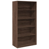 Wardrobe brown oak 100x50x200 cm engineered wood