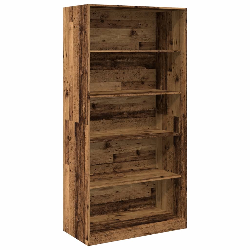 Wardrobe old wood 100x50x200 cm engineered wood