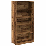 Wardrobe old wood 100x50x200 cm engineered wood