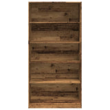 Wardrobe old wood 100x50x200 cm engineered wood