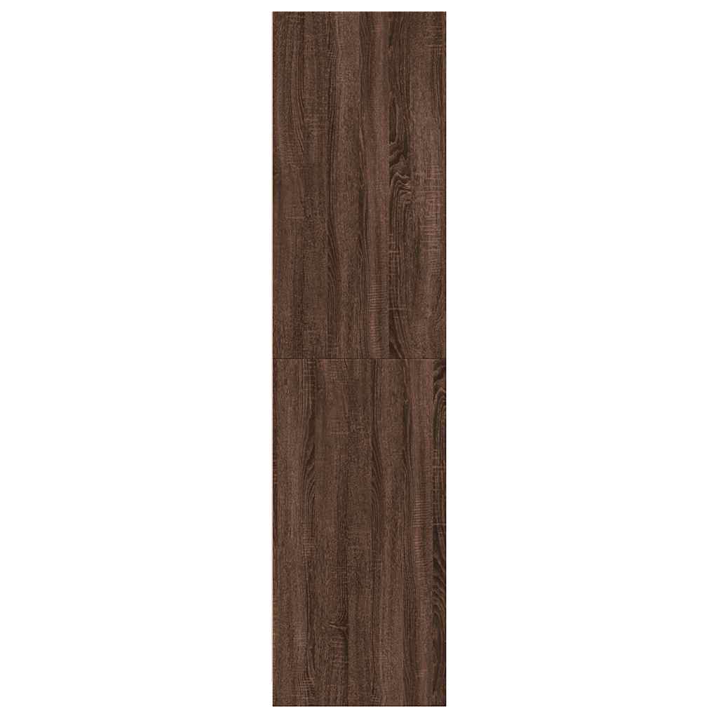 Garde-robe chêne marron 80x50x200 cm bois d'ingénierie