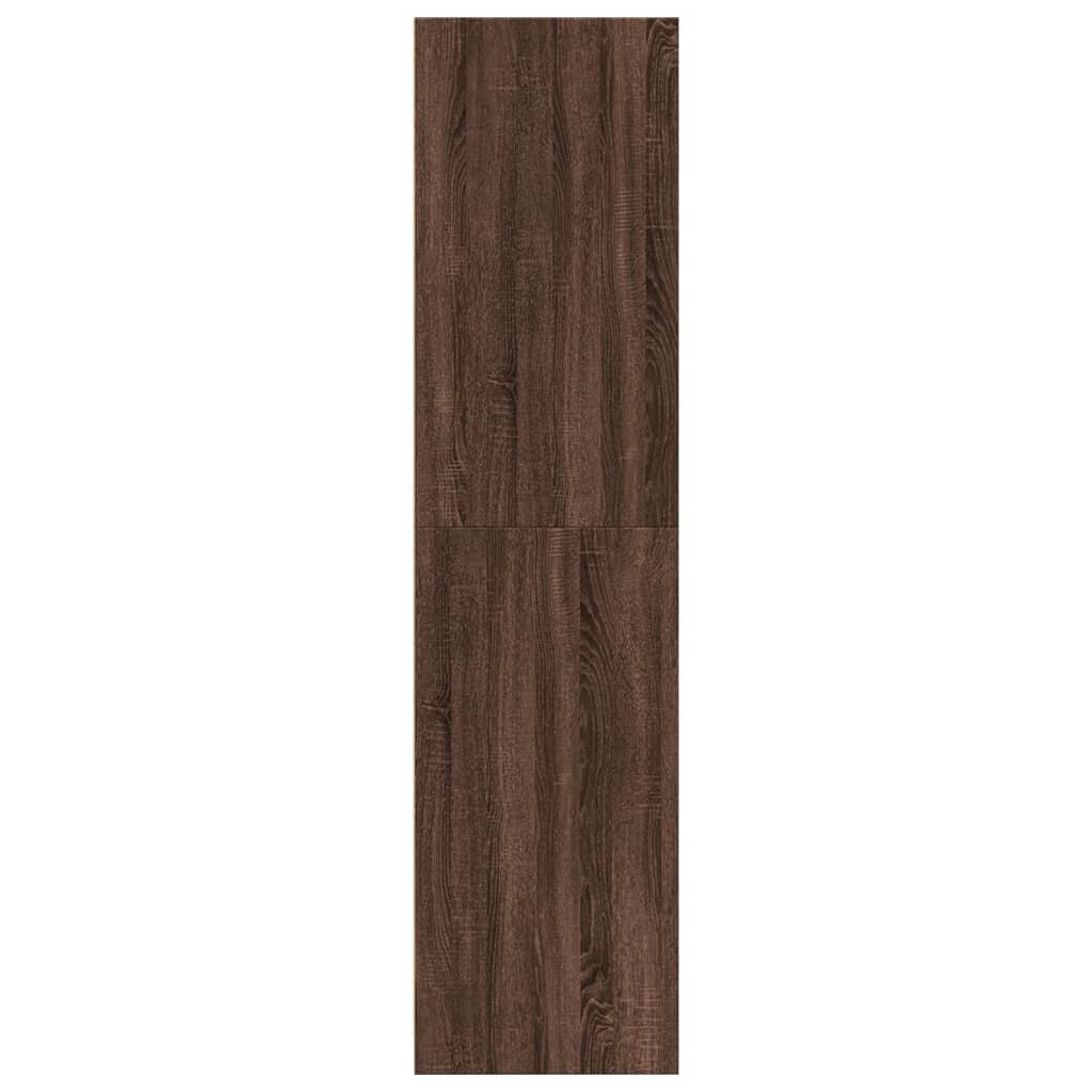 Garde-robe chêne marron 80x50x200 cm bois d'ingénierie