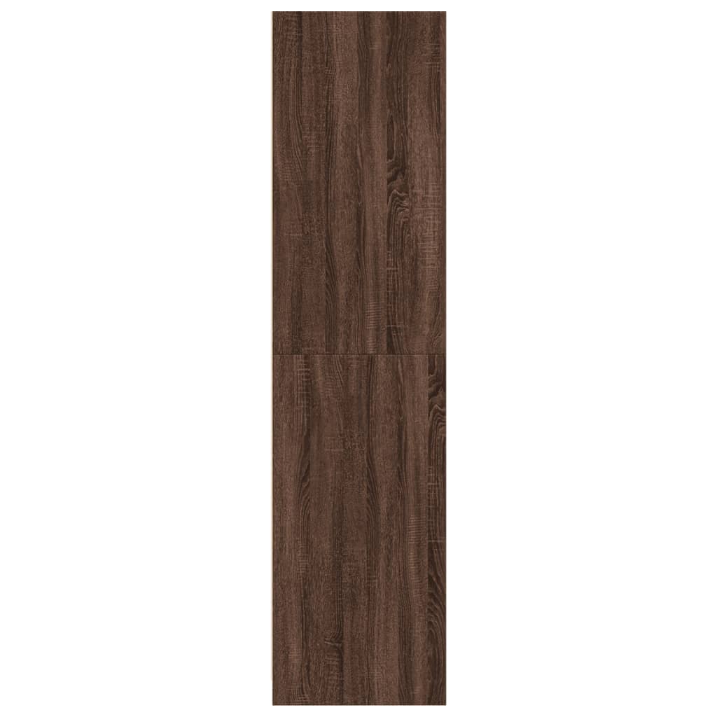 Garde-robe chêne marron 100x50x200 cm bois d'ingénierie