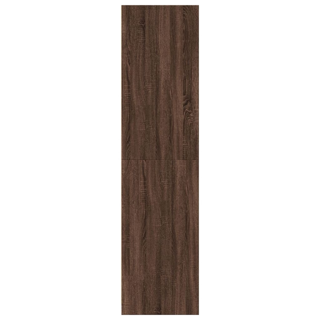 Garde-robe chêne marron 30x50x200 cm bois d'ingénierie