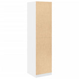 White wardrobe 50x50x200 cm Engineered wood