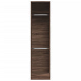 Wardrobe brown oak 50x50x200 cm engineered wood