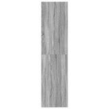 Garde-robe sonoma gris 80x50x200 cm bois d'ingénierie