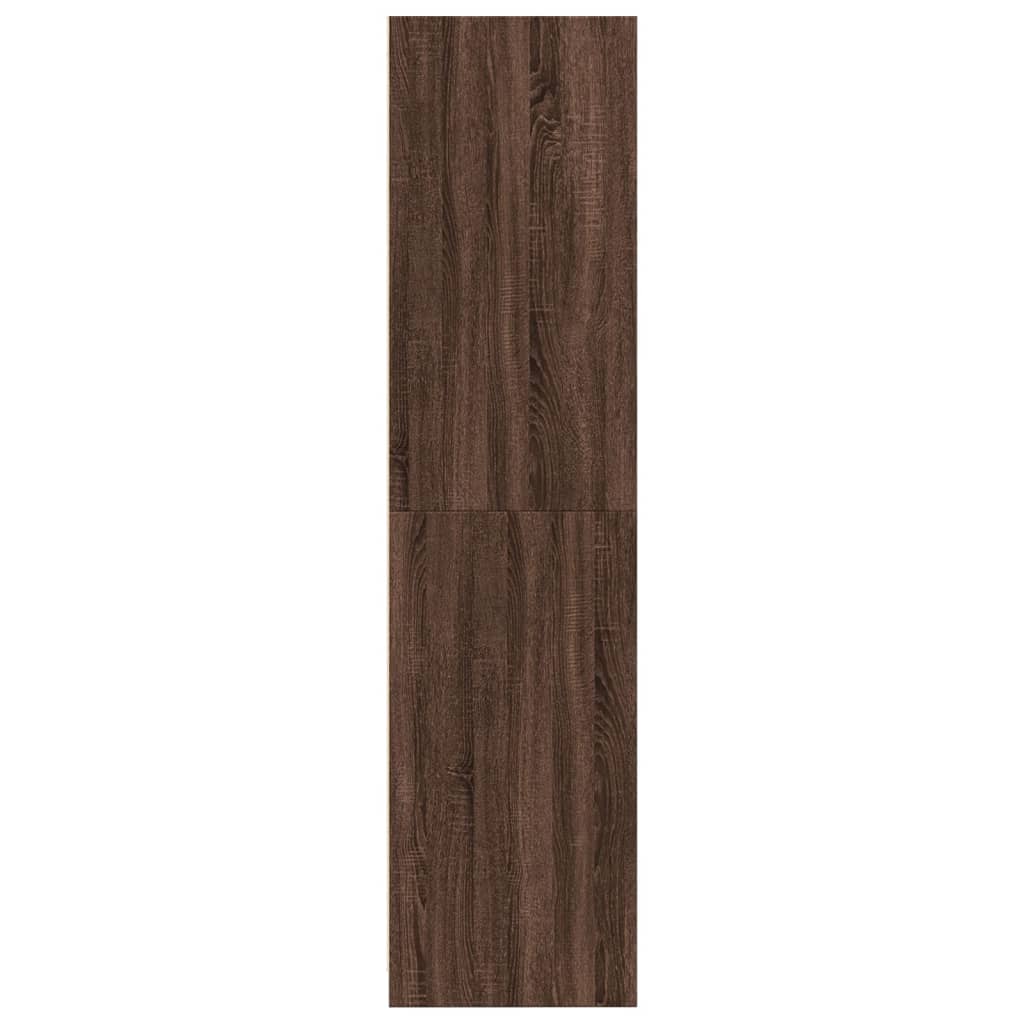 Garde-robe chêne marron 100x50x200 cm bois d'ingénierie