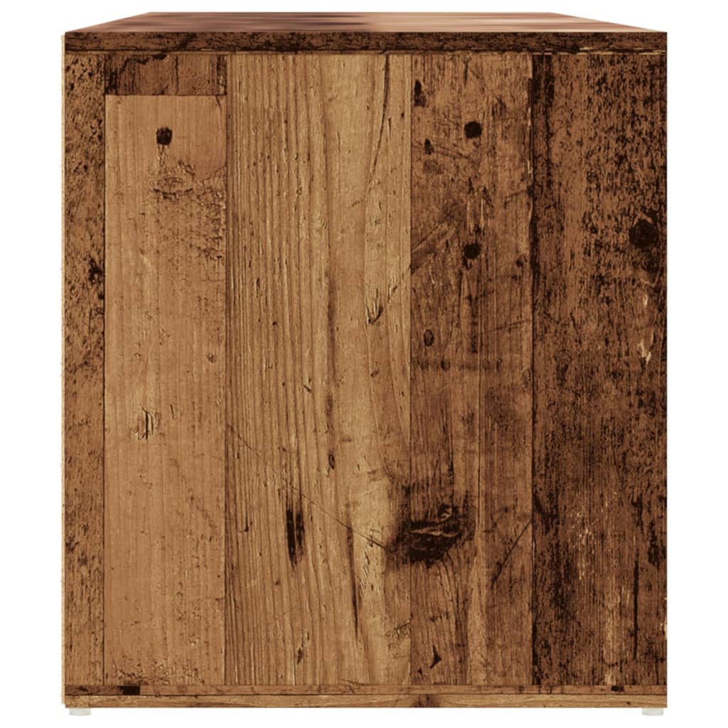 Armoire d'angle vieux bois 160x40x45 cm bois d'ingénierie