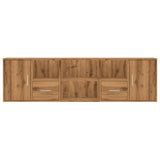 Corner cabinet oak craft 160x40x45 cm engineered wood