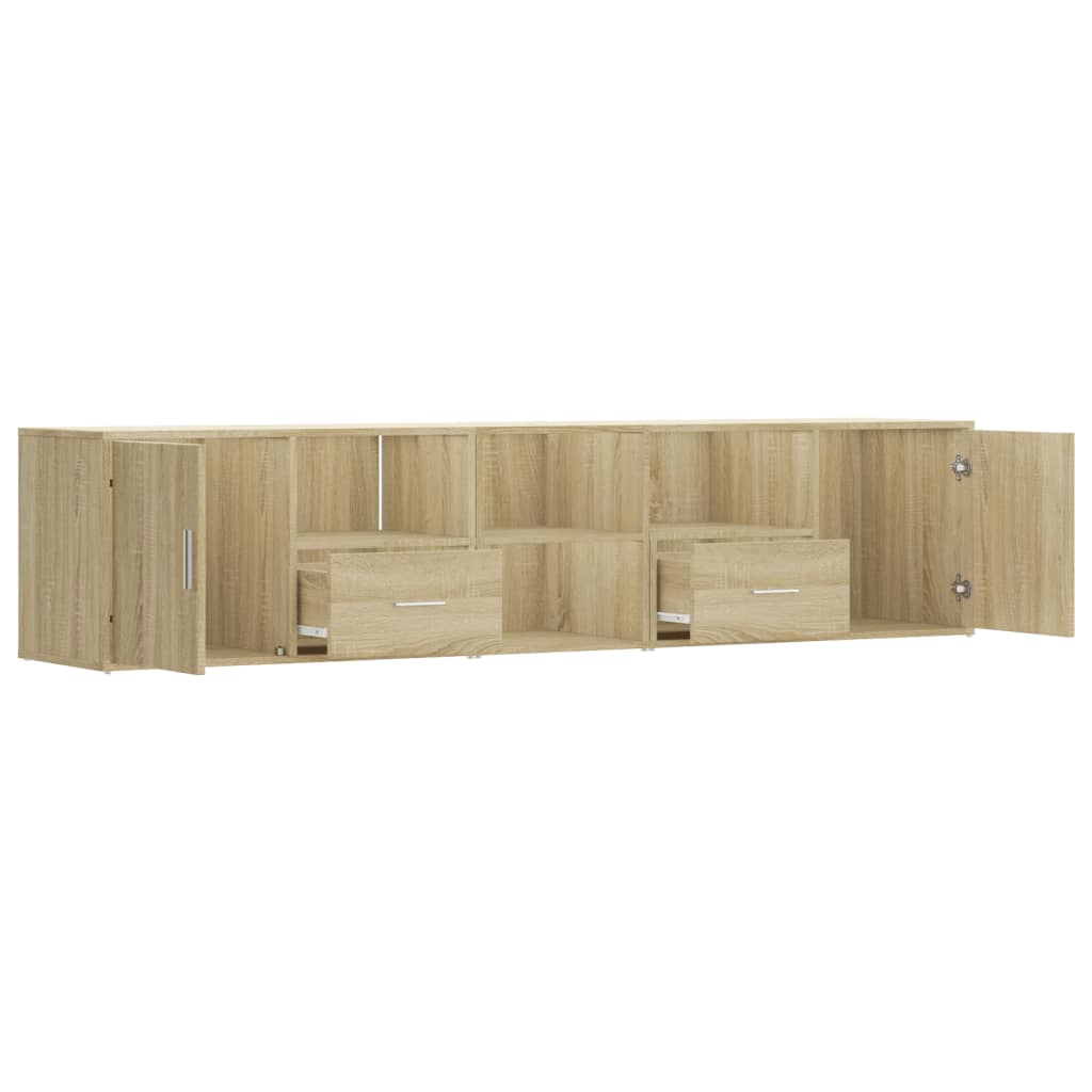 Sonoma oak corner cabinet 200x40x45 cm engineered wood