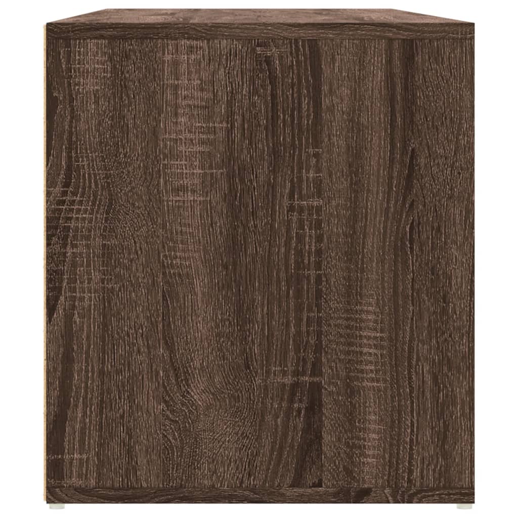 Armoire d'angle chêne marron 200x40x45 cm bois d'ingénierie