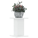 Supports pour plantes 2 pcs blanc 30x30x40 cm bois d'ingénierie